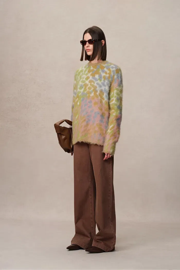 Monet Snakeskin Sweater in Baby Alpaca Knit