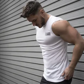 Muscle Fitness Sleeveless Basketball Tops Europe Breathable Trendy Sporty Casual Slim Look Men Tank Top