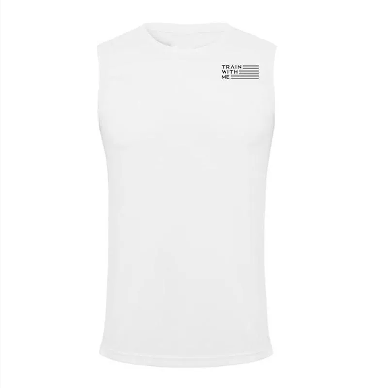 Muscle Fitness Sleeveless Basketball Tops Europe Breathable Trendy Sporty Casual Slim Look Men Tank Top