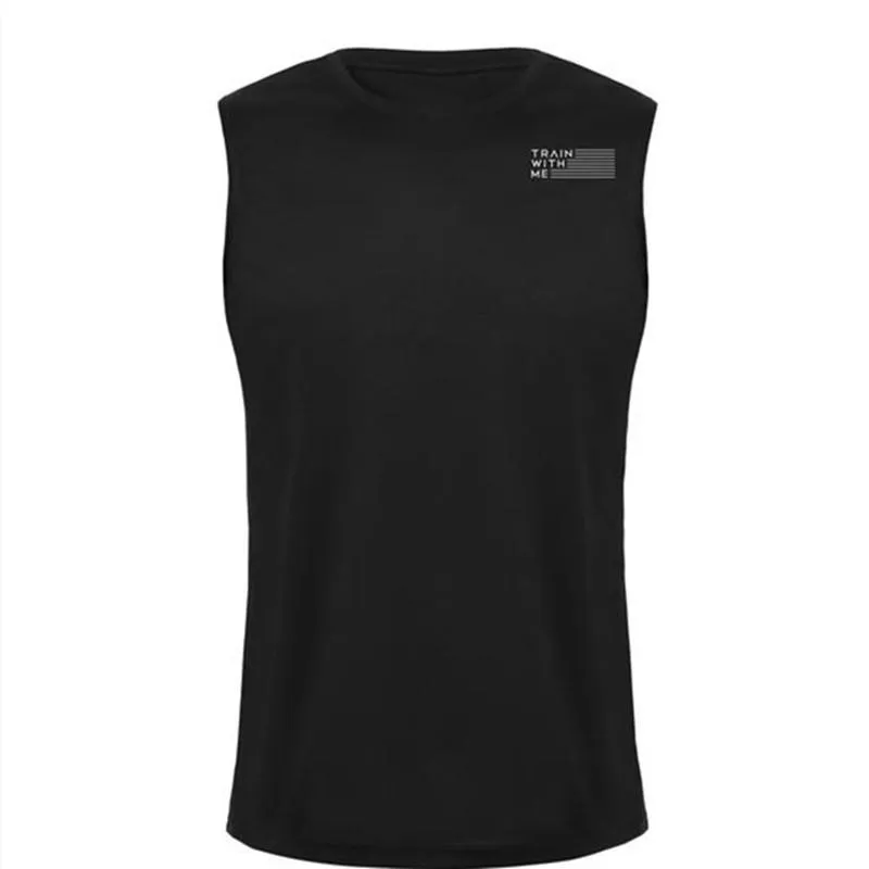 Muscle Fitness Sleeveless Basketball Tops Europe Breathable Trendy Sporty Casual Slim Look Men Tank Top