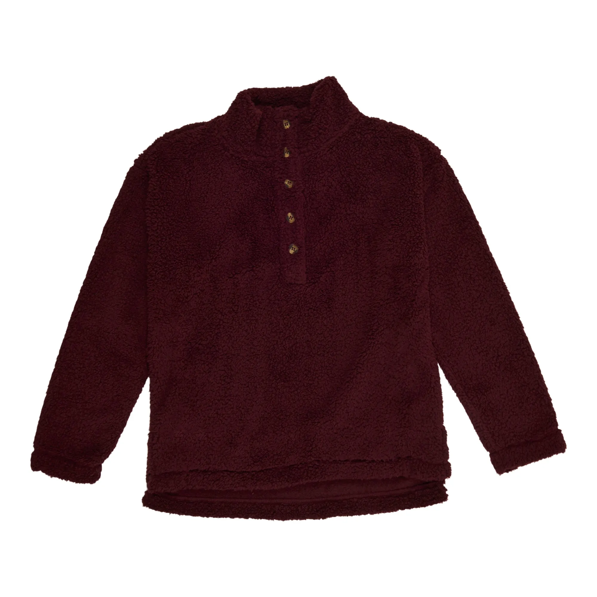 mySTYLE Women's Mock-Neck Sherpa Sweater