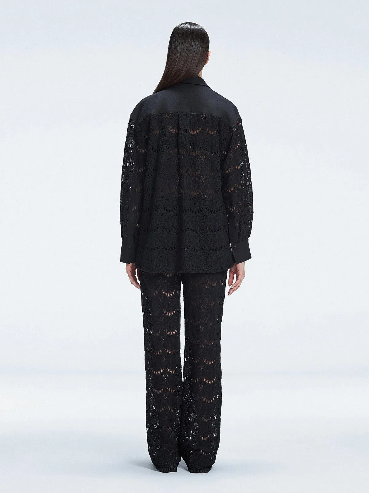 Nola Black Shirt and Elysia Pants Set