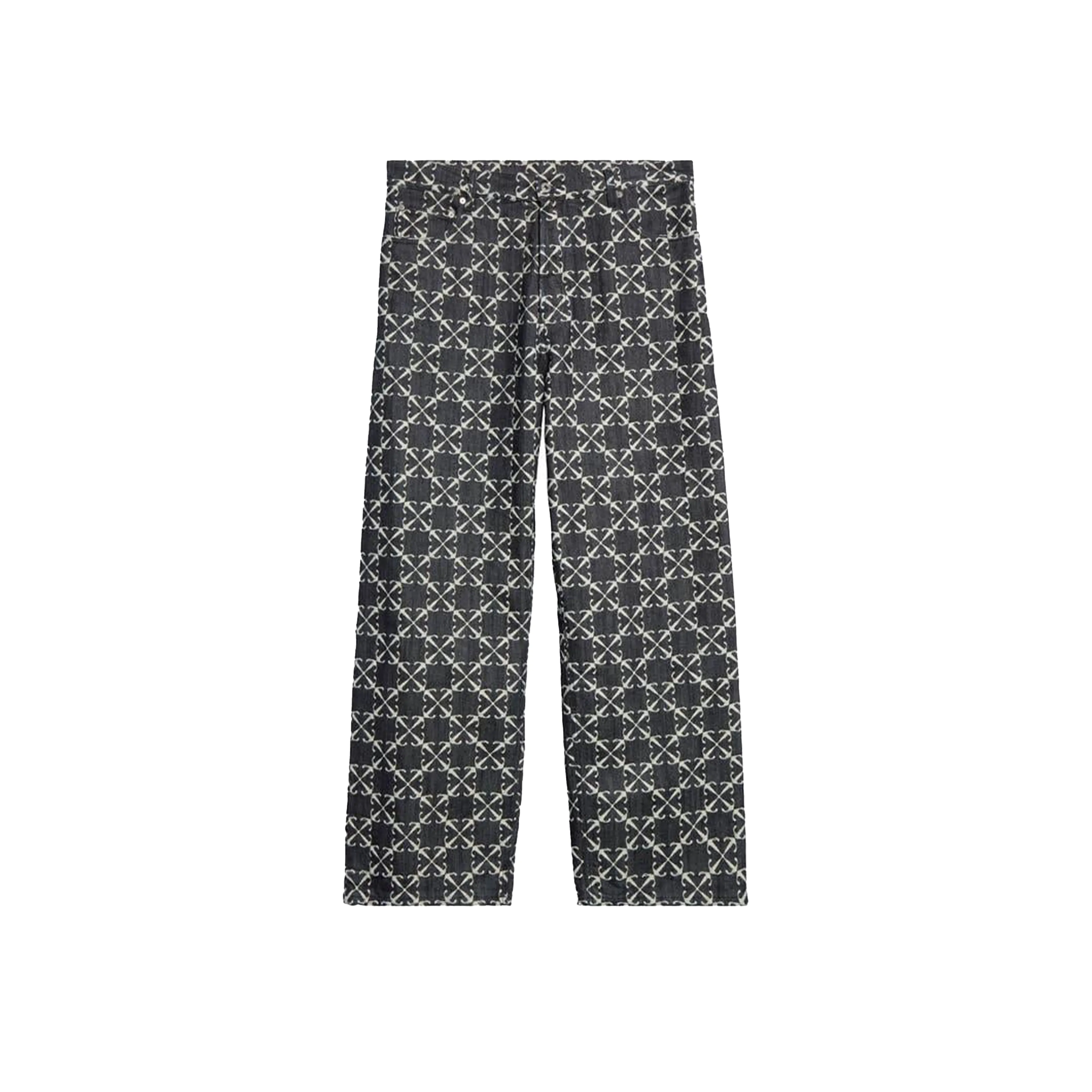 Off-White Arrow Jacquard Straight Jeans