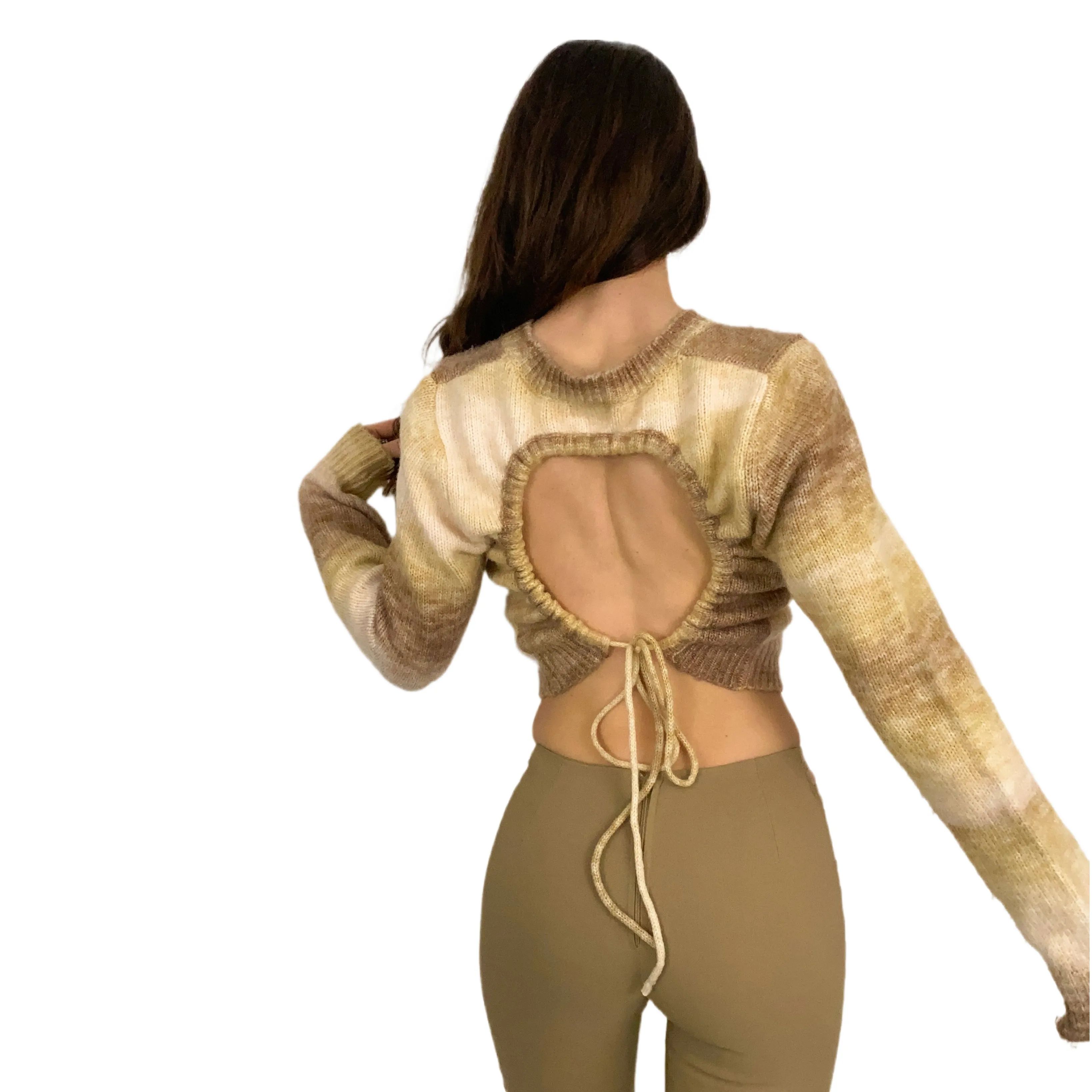 Open Back Sweater (S)