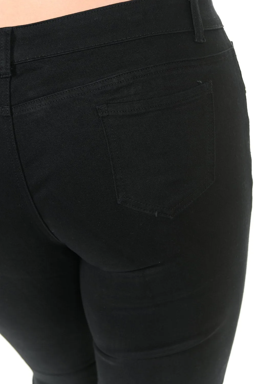 Pasion Women's Jeans - Plus Size - High Waist - Push Up - Skinny - Style CH082-R