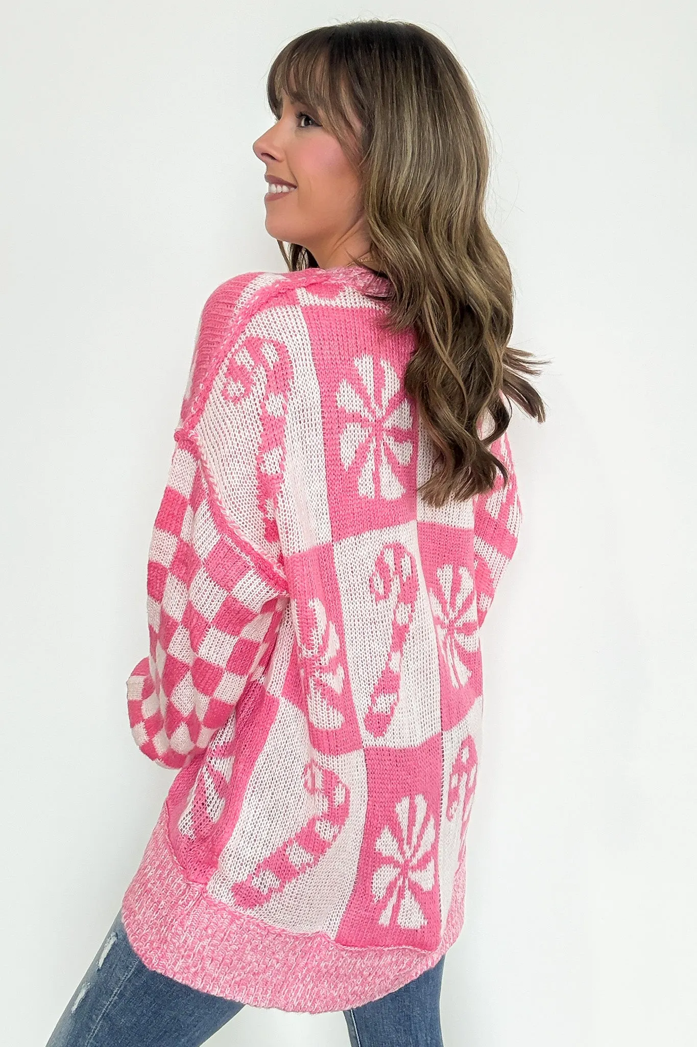 Peppermint Twist Knit Sweater - FINAL SALE