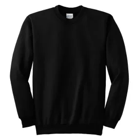 Port & Company Men's Jet Black Ultimate Crewneck Sweatshirt