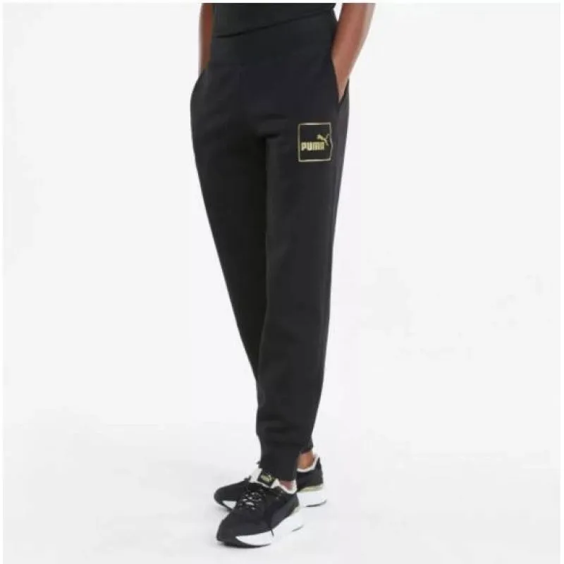 Puma Women's Luxe Comfort Sweatpants - Stylish Black Training Essentials