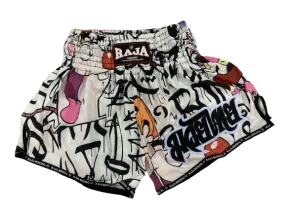 Raja Muay Thai Shorts Cute Monster R02