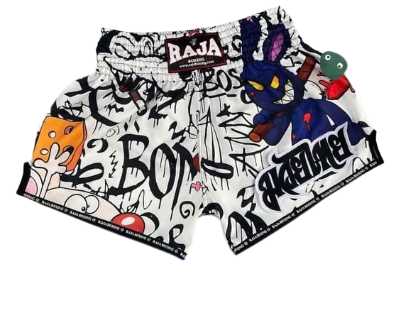 Raja Muay Thai Shorts Cute Monster R02