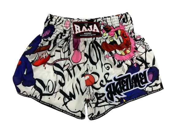 Raja Muay Thai Shorts Cute Monster R02