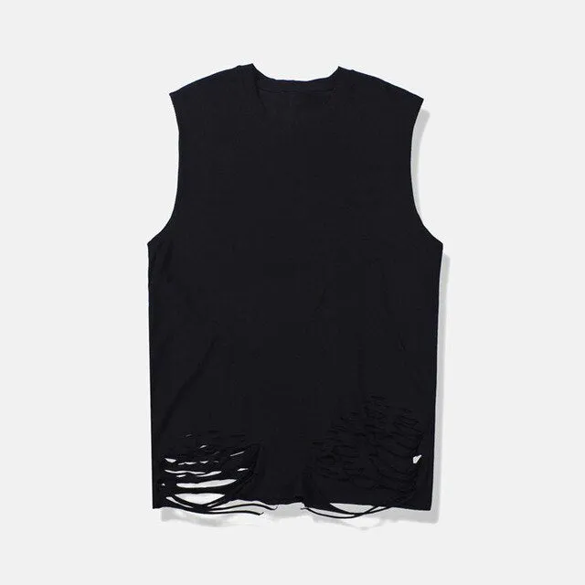 Ripped Destroyed Vest Tank