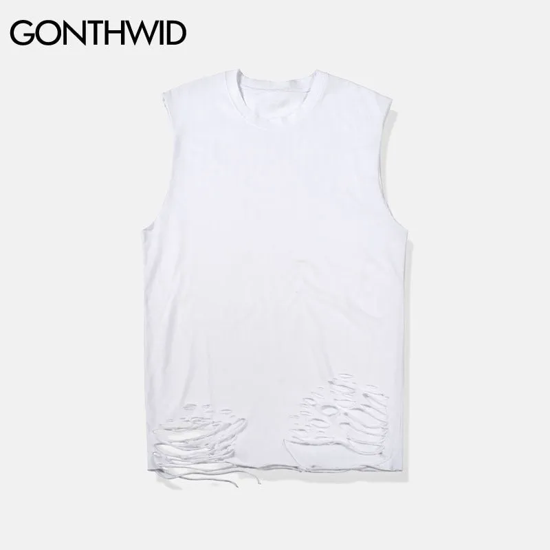 Ripped Destroyed Vest Tank