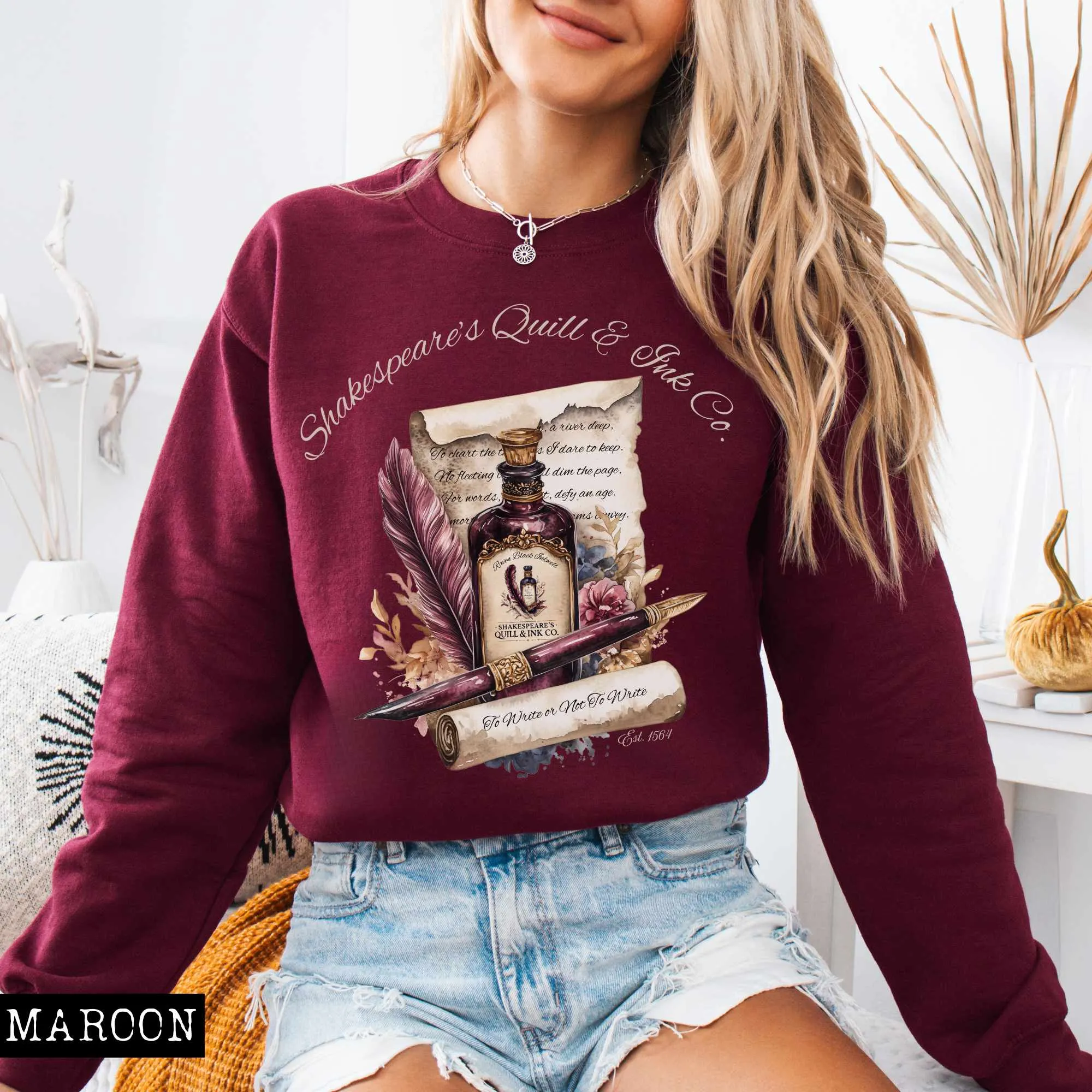 Shakespeare's Quill & Ink Co. Sweatshirt
