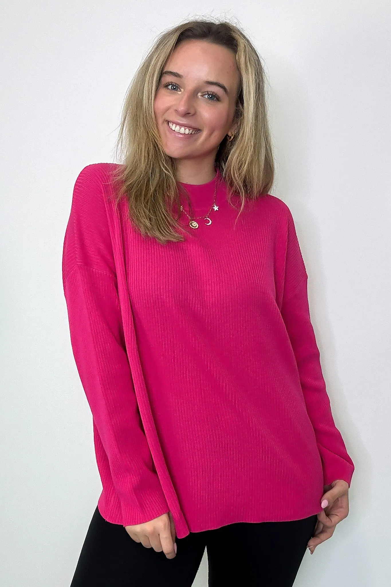 Soft Focus Mock Neck Sweater