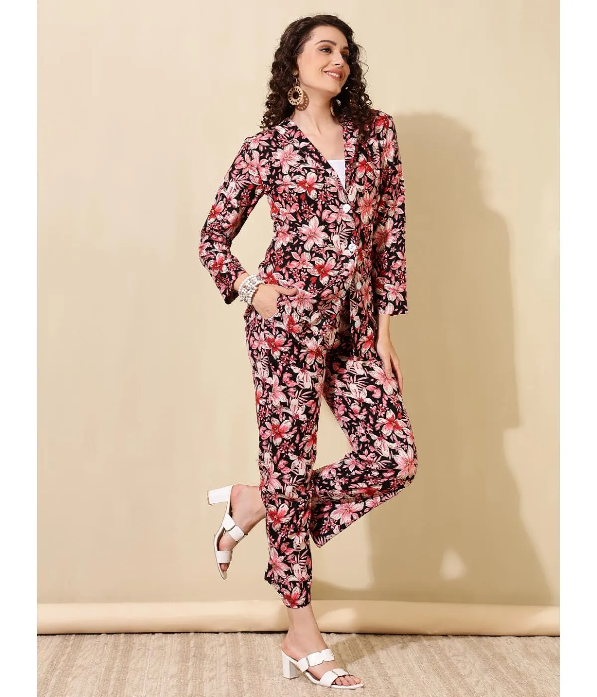 Stylish Floral  Co-ord Set