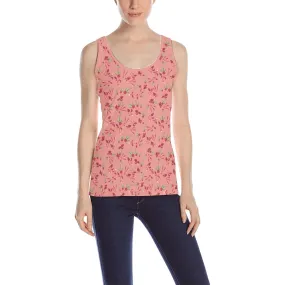 Swift Floral Peach Rouge Remix Tank Top for Women