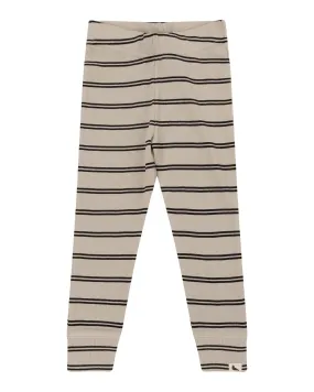 Turtledove Stripe Rib Leggings