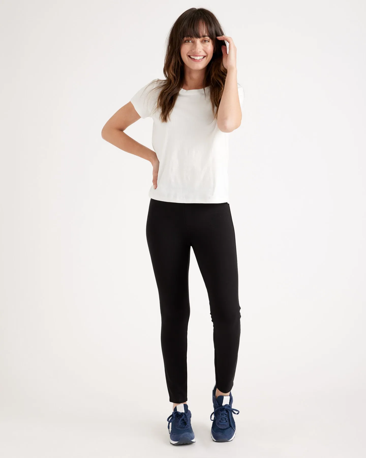 Ultra-Stretch Ponte Skinny Pants