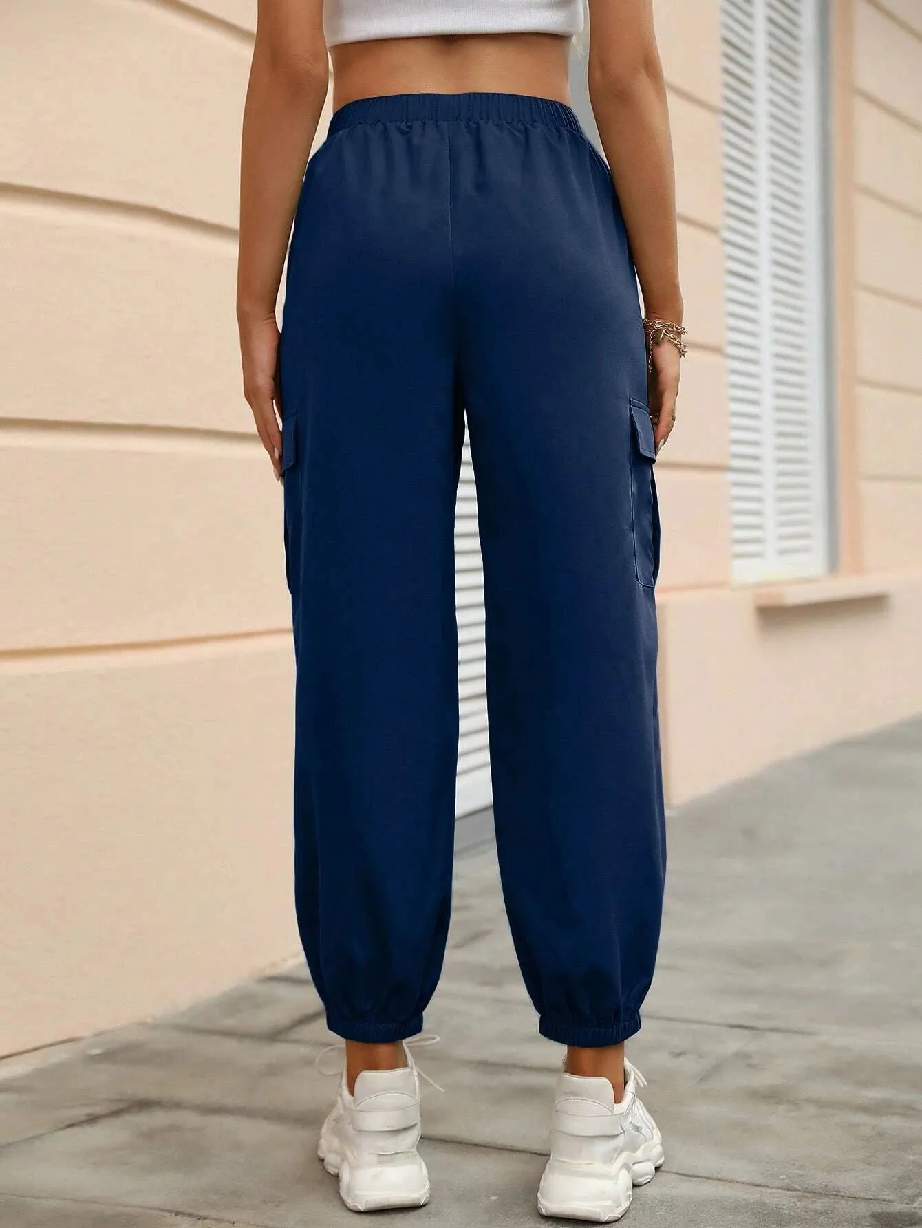 Versatile Flap Pocket Side Cargo Pants