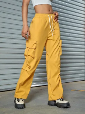 Versatile Pants With Pockets And Adjustable Waist