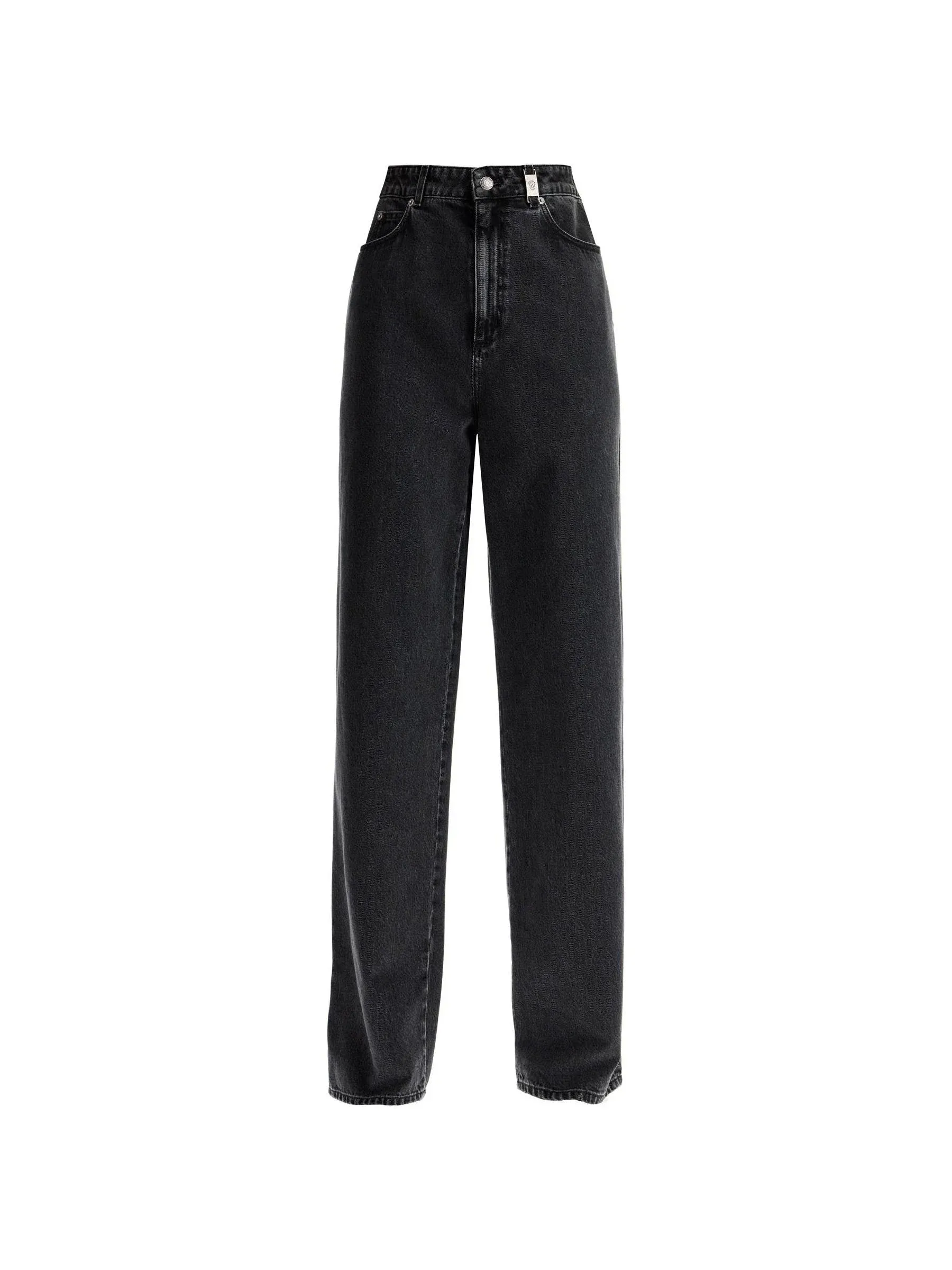 Wide-Leg Relaxed Denim Jeans