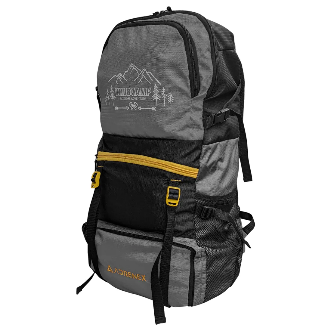 Wildcamp Travel Backpack - 55 Litre - GREY