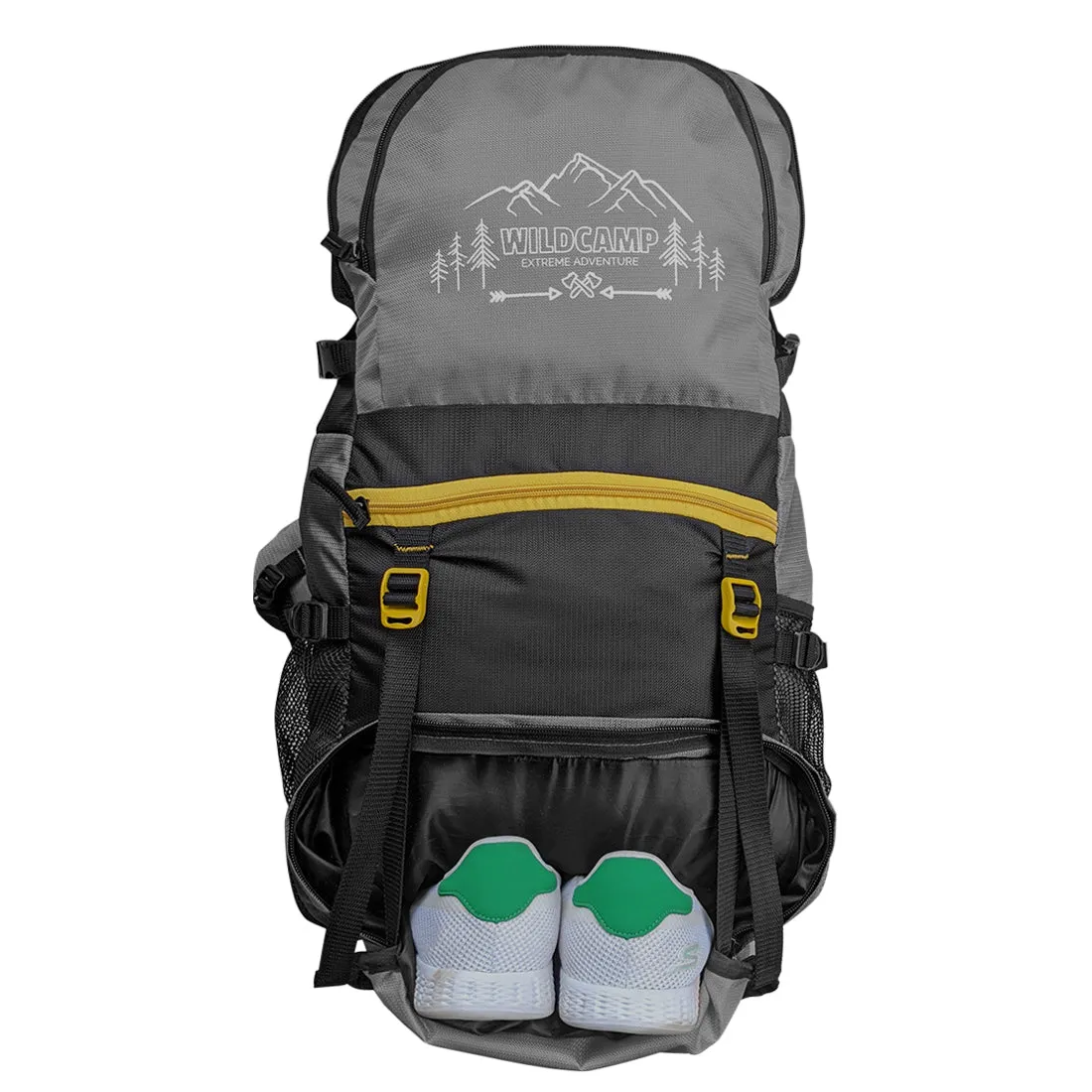 Wildcamp Travel Backpack - 55 Litre - GREY
