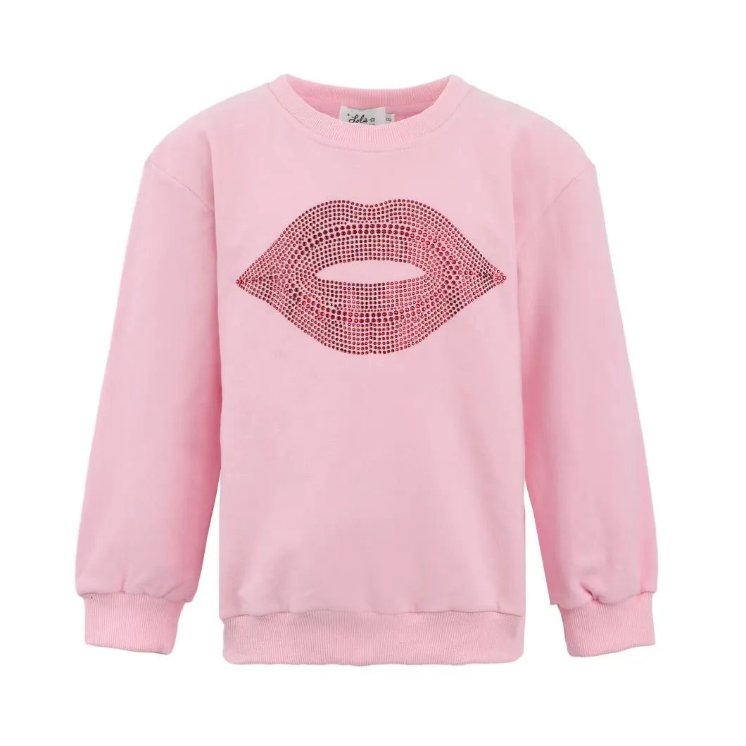 Women's Crystal Lip Sweatshirt