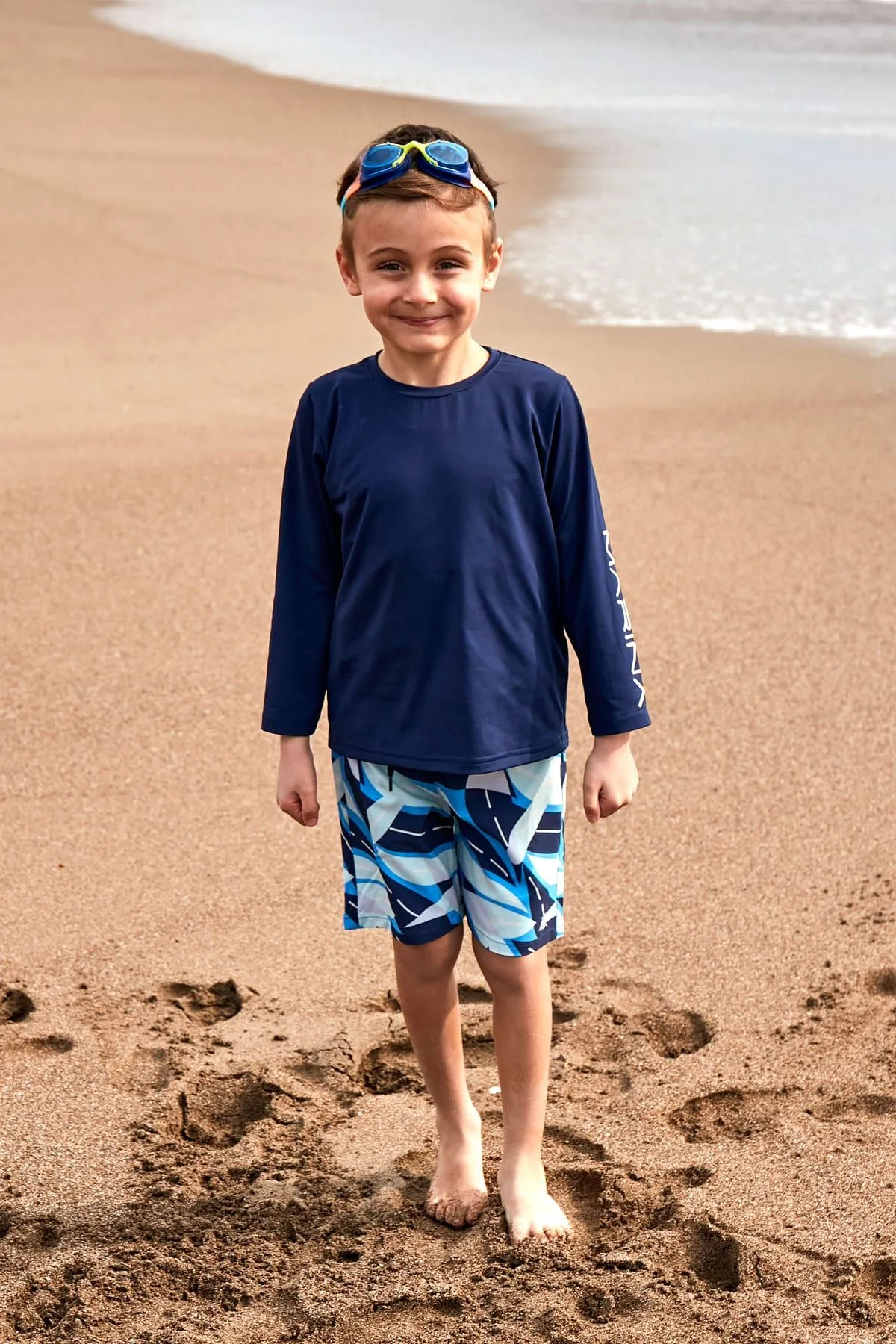 Woven Navy Boys Shorts B2436