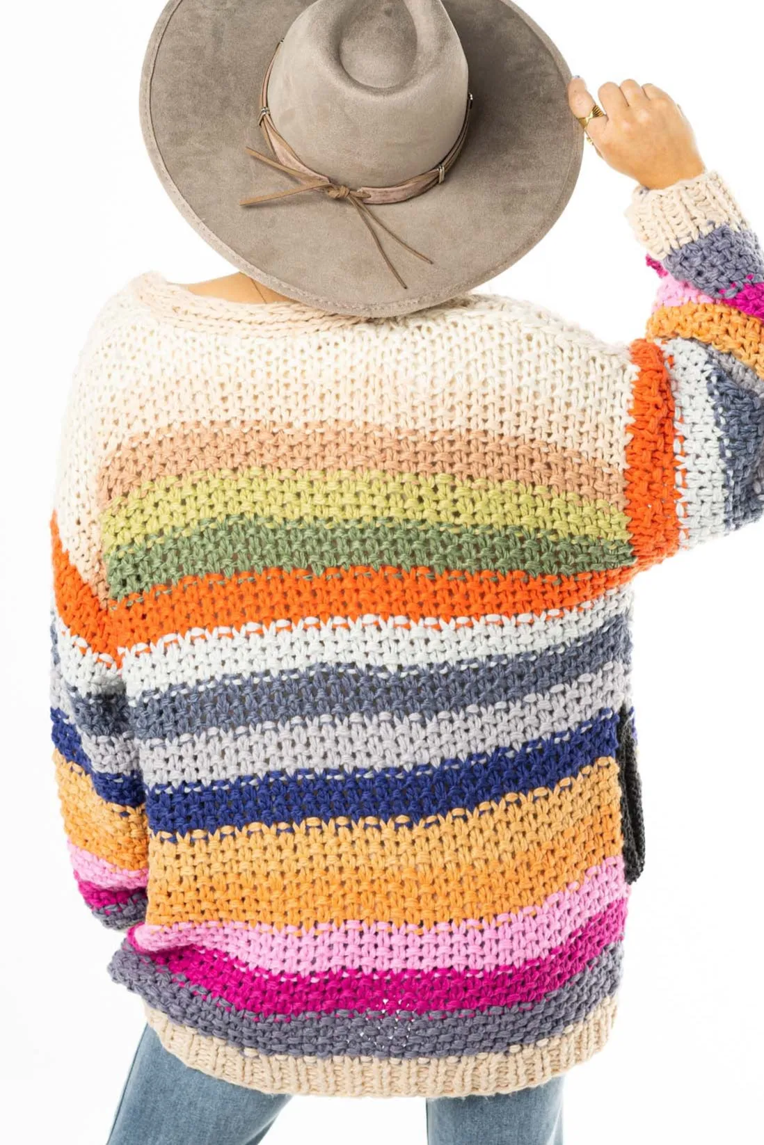 Wrapped up in Color Knit Cardigan - Cream