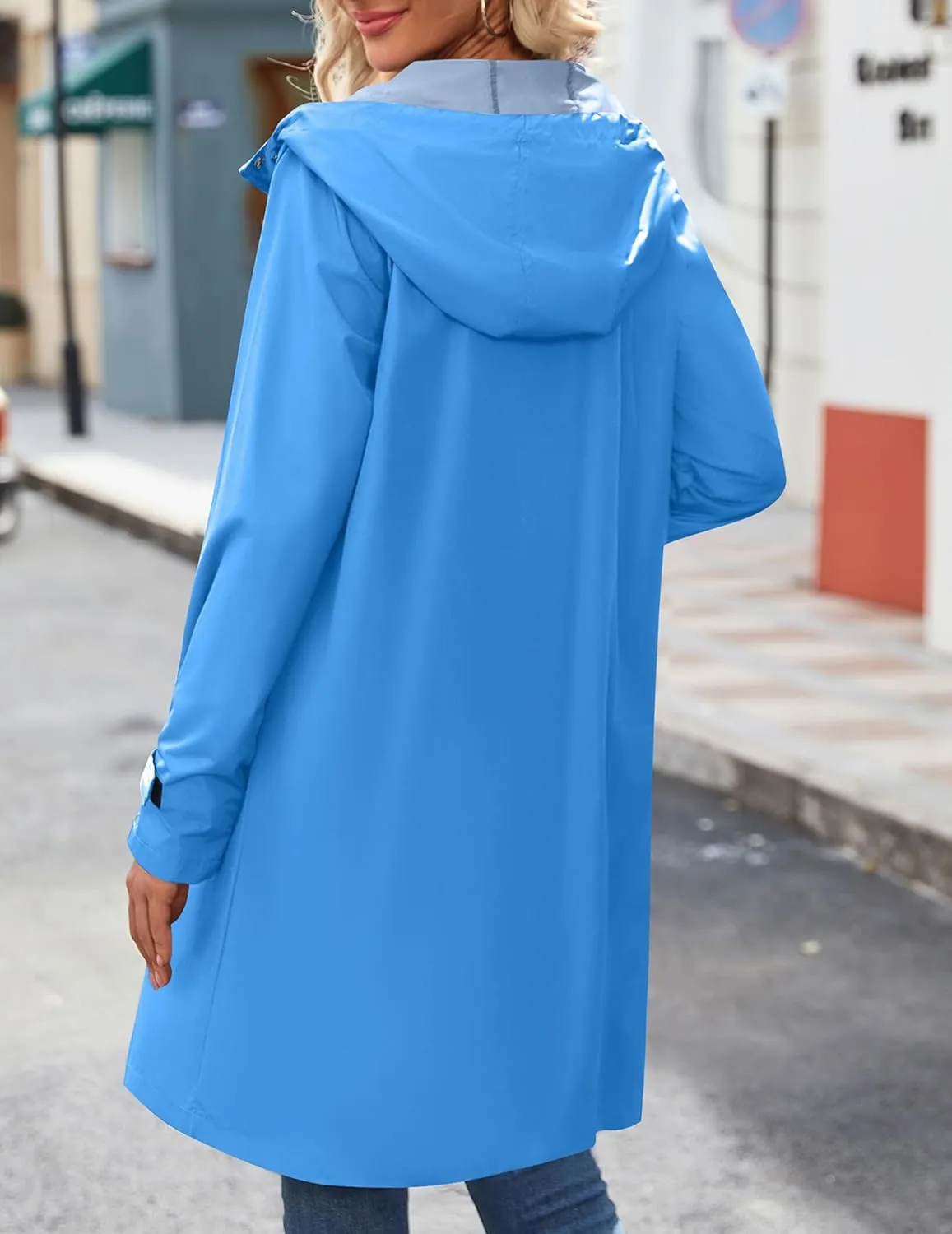 Zeagoo Waterproof Raincoat Lightweight Rain Jacket