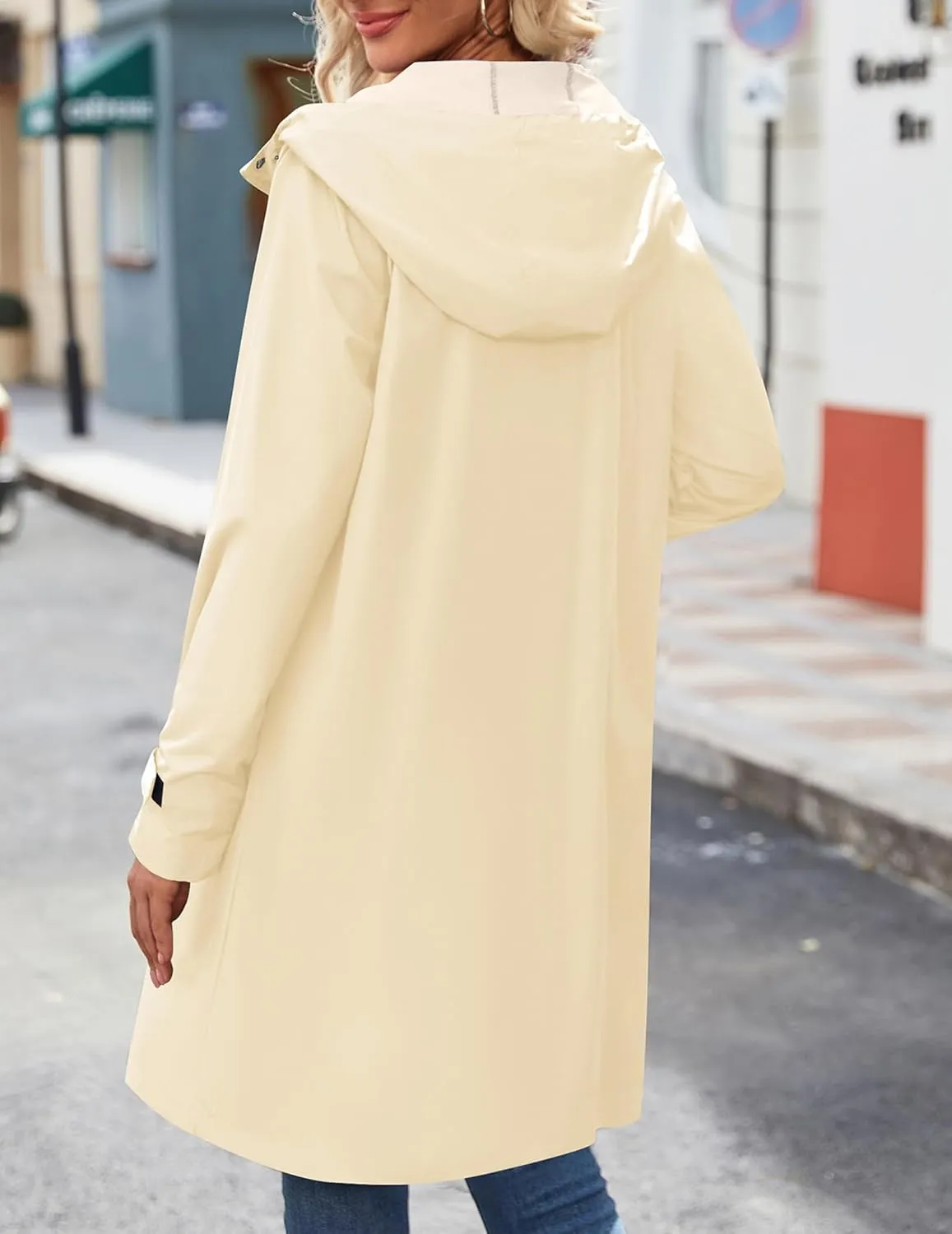 Zeagoo Waterproof Raincoat Lightweight Rain Jacket