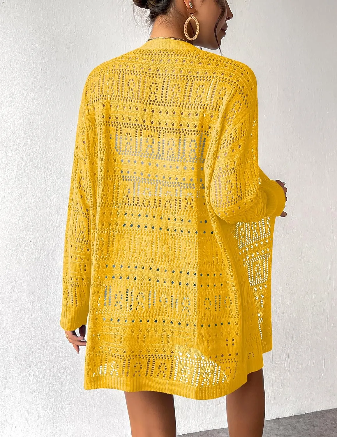 Zeagoo Womens 2025 Summer Crochet Cardigan Sweaters