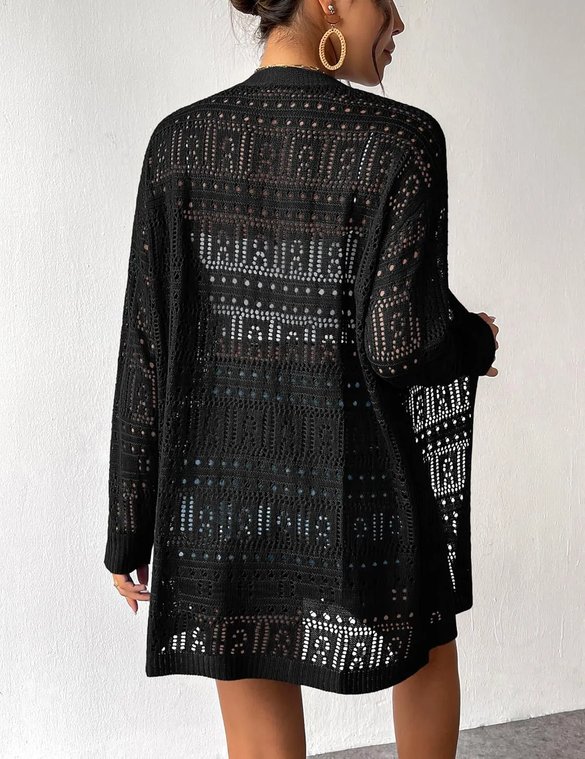 Zeagoo Womens 2025 Summer Crochet Cardigan Sweaters