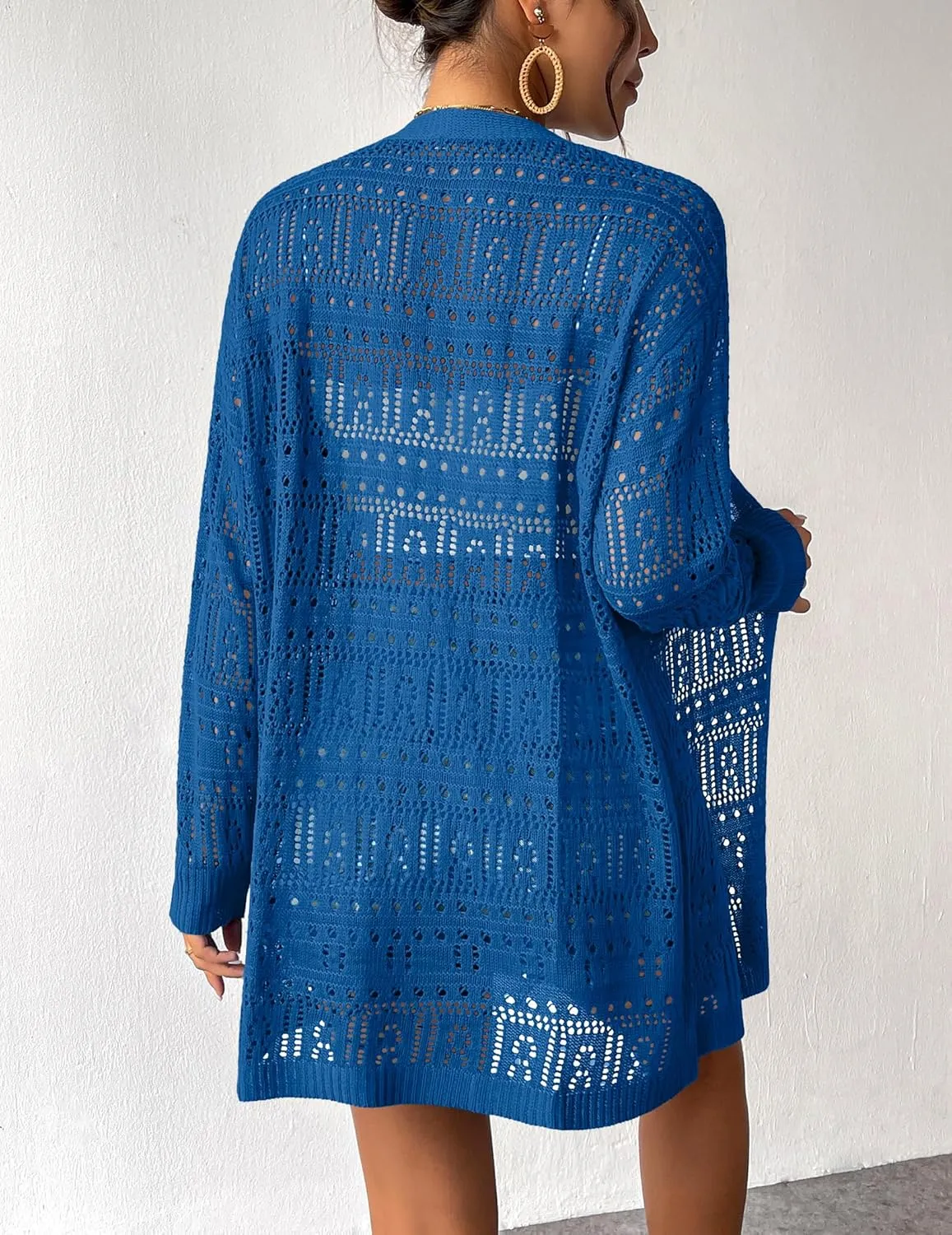 Zeagoo Womens 2025 Summer Crochet Cardigan Sweaters